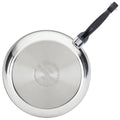 Farberware Classic Traditions Stainless Steel Pots And Ceramic Nonstick Pans Set, 12 Piece, Silver