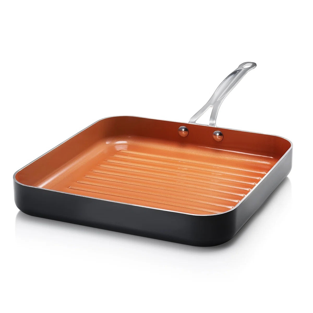 Gotham Steel 12 Piece Nonstick Cookware Set, Stay Cool Handles, Oven & Dishwasher Safe