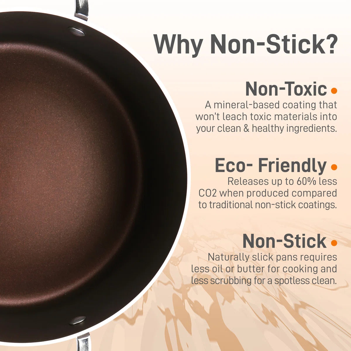 NutriChef 5 Quarts Non-Stick Aluminum Pot Set