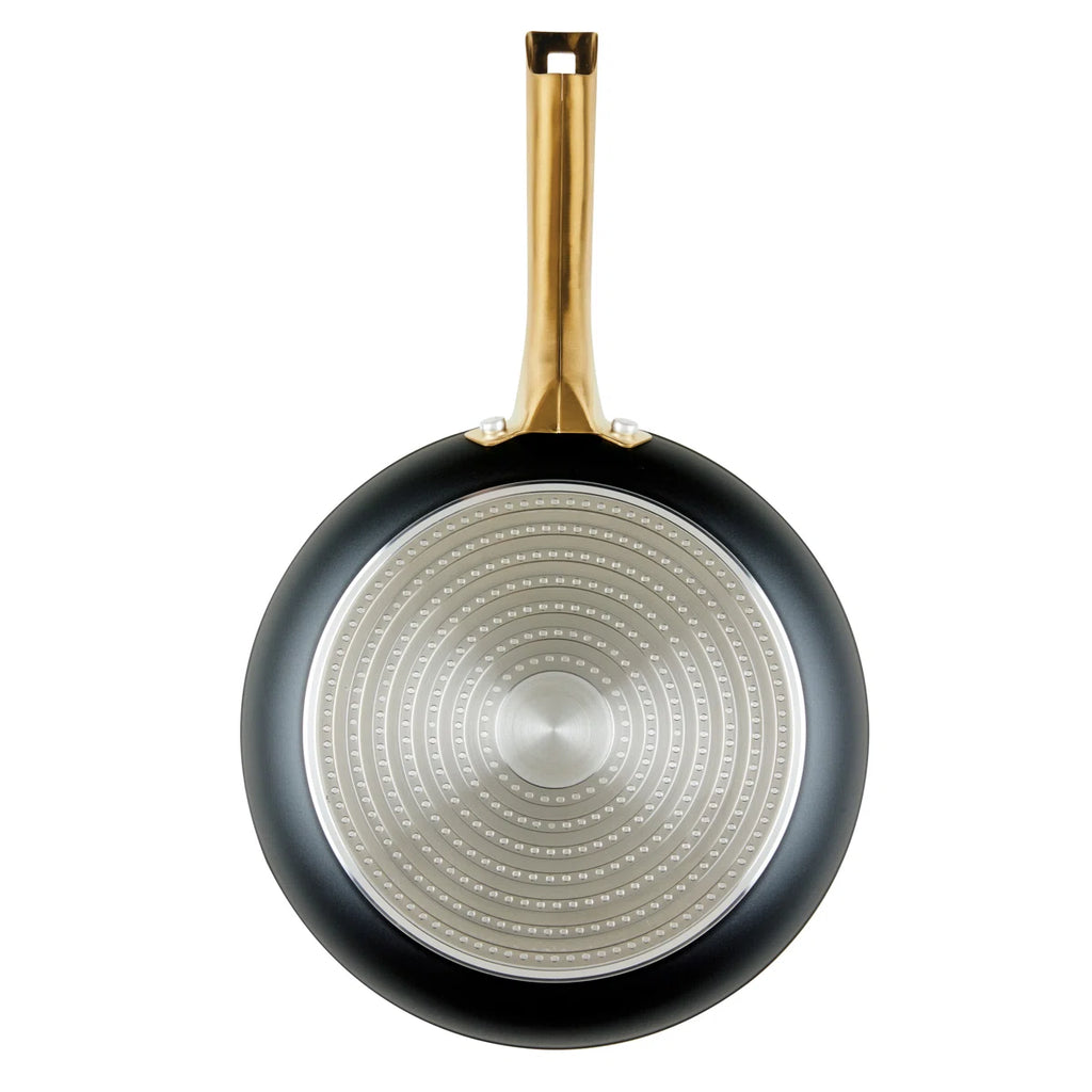 Farberware Forged Induction Ceramic Nonstick Cookware Set, 12 Piece, Black